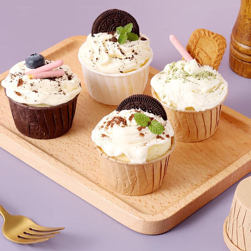 PYTHONIC Kraft Paper Muffin Cups