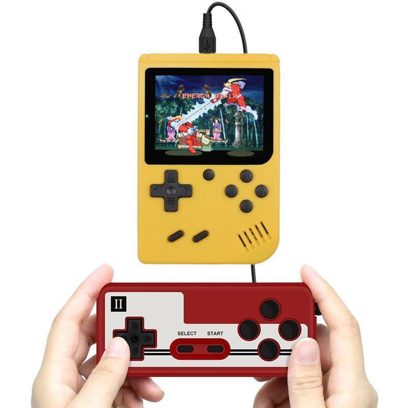 Sup Retro Handheld Game Console Mini Portable 2-Player Battle TV Projection 400-in-1 Built-in Games