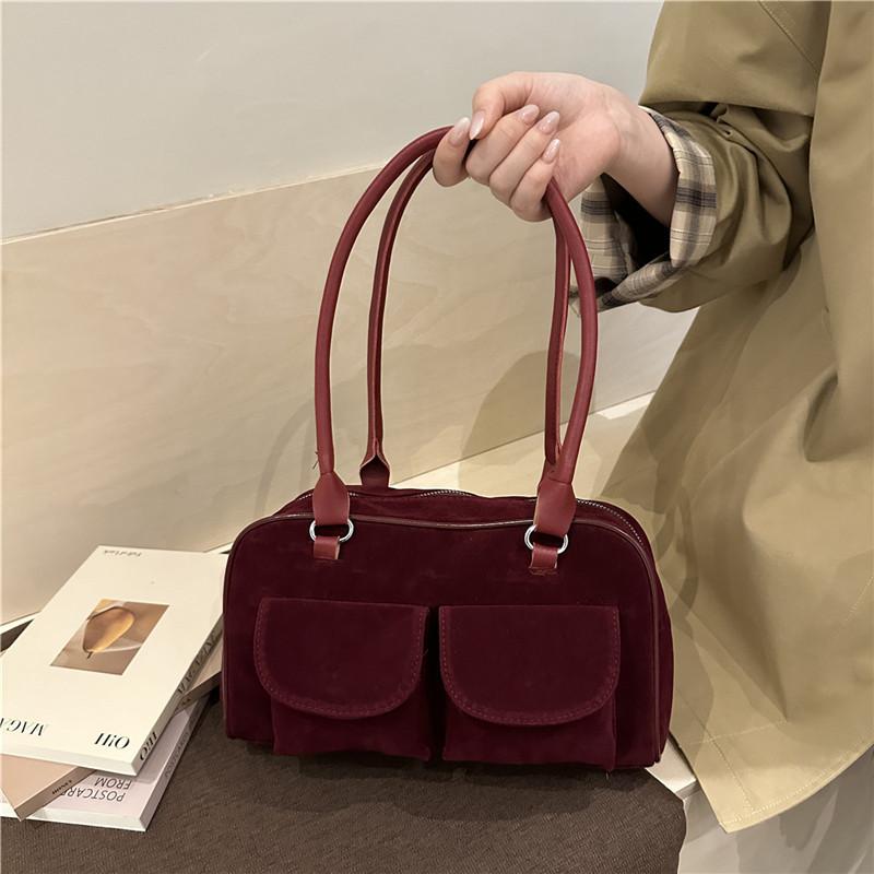 Trendy Women's Commuting Hand-held Small Square Bag, 2026 New Korean Versi Fashiable Versatile Shoulder Bags