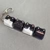 Finger-Tip Pressing Button Cat Fidget Clicker Keychain 4-Key Keycap Keychain  Bag Charm
