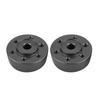 Aluminium Alloy Front Wheel Hex Hub Adapter for Axial  Rock Racer 90026 RC Car (Black)