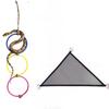Stability Rings Swing Perch with Rope Snake Enrichment Toys Terrarium Decor Reptile Hammock  Snakes