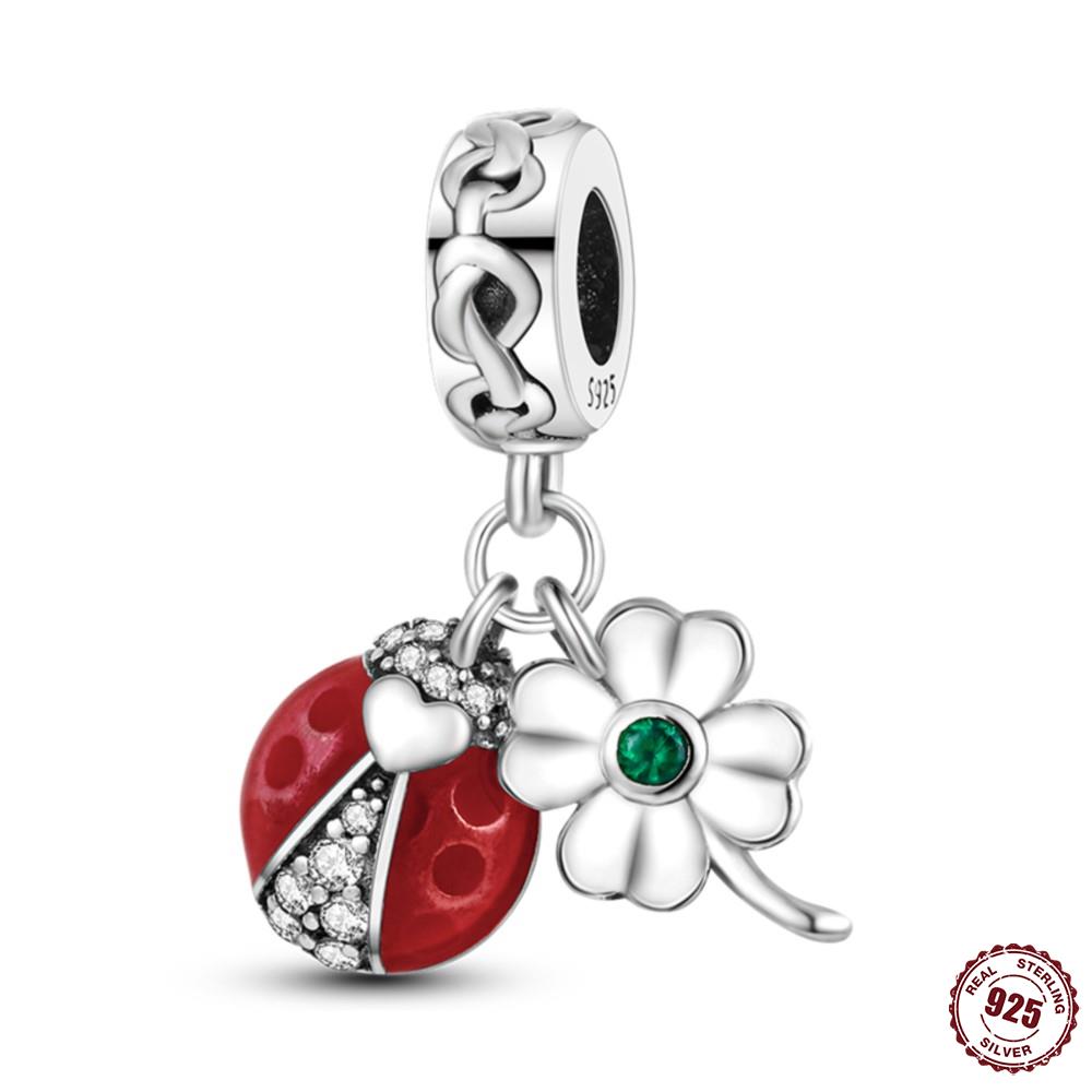 Style Copper Red Series Charms Christmas Gifts Beads Fit Wear Original Bracelets Charms Girls Jewelry