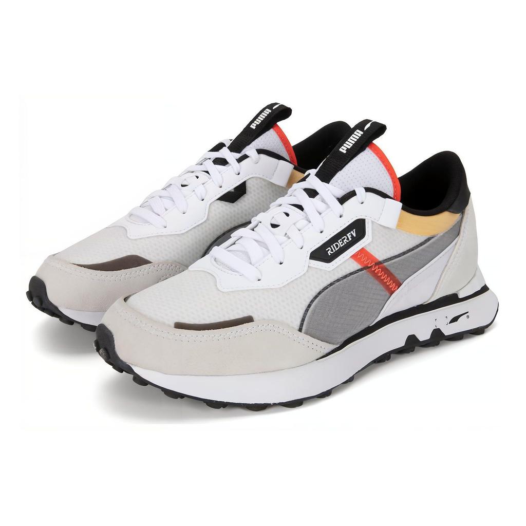 Puma Rider FV X-Ray Unisex White Grey Yellow Red Lifestyle Sneakers 390052-03
