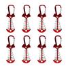8lots Wind Resistant Stakes Portables Tent Pegs Multifunctional Beach Tent Pegs for Camping Enthusiasts