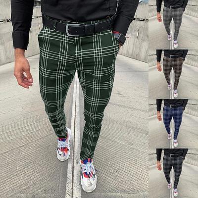 Herren-Laufhose, mehrere Taschen, kleine Füße, schmale Werkzeug-Freizeithose
