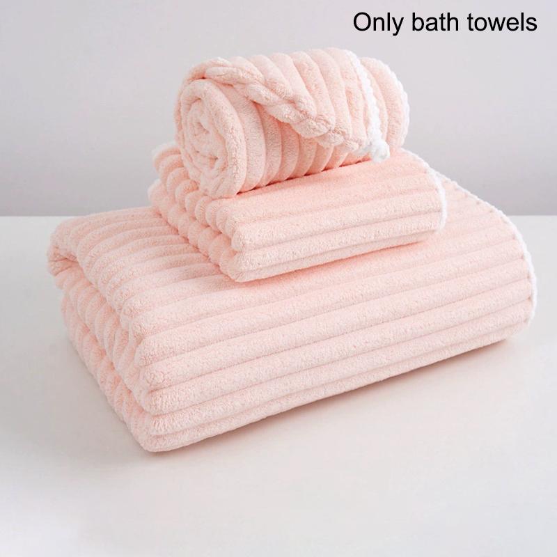 Coral Long Thickened Bath Towel Barbershop Headscarf Beauty Salon Face Towel