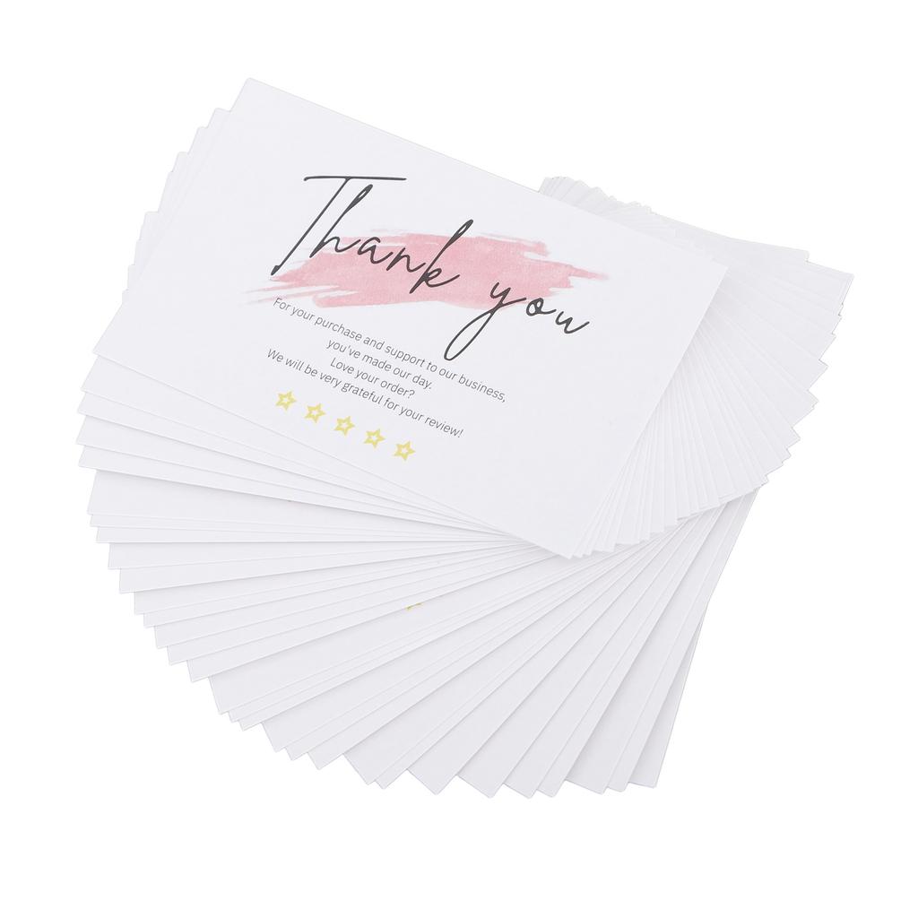 150Pcs Thank You Card Appreciation Cards Coated Paper Gratitude Card for Family Friends B