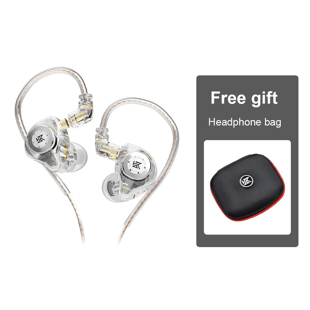 KZ EDX PRO Earphone With Earphone Bag 10mm Dual Magnetic Circuit Dynamic Drive HIFI Music Earbud Sport Noise Cancelling Headset