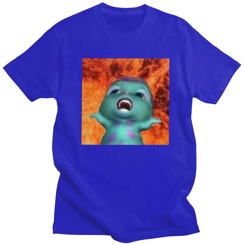 Custom Bibble Singing Meme T Shirts for Men Pure Cotton Tee Tops Tshirts ShortSleeve Fashion Tshirt Clothing