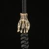 Pack of 3 Dragon Head Shape Metal Paracord Pendant Metal Texture Suitable for Fashion Enthusiasts Gear Upgrading