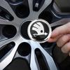 rtocy3 1-5Sets Genuine Wheel Centre Cap Black 60MM Hub Cover for Skoda Octavia Fabia High Quality Durable Protection Easy Installation