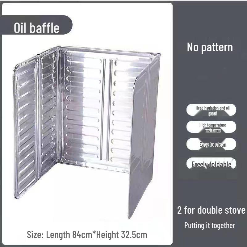 Aluminum Foil Gas Stove Splash Guard: Heat-Resistant, Anti-Splatter Shield for Kitchen