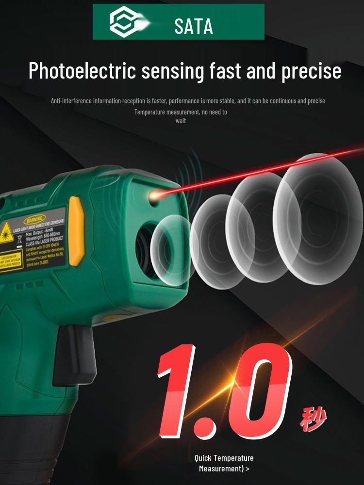 Sata Handheld Infrared Thermometer for Industrial and Kitchen Use