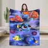 Finding Nemos Dorys Bruce Squirt Crush Flannel Blanket  Funny Throw Blankets for Home 200x150cm Bedspread