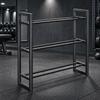 Fitness Equipment Organizer Stable Adjustable-Width Storage Rack for