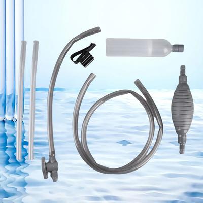 Aquarium Water Cleaner Adjustable Fish Tank Siphon Cleaner Reusable Aquarium Manual Water Changer for Cleaning Sand Stone Washer
