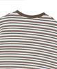 BEYOND CLOSET [Collection Line] Airy Stripe Short Sleeve Knit Multi