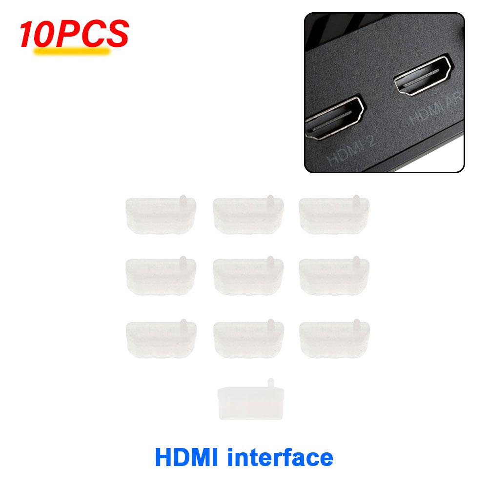 SW 16Pcs/Set Silicone Dust Plug for Laptop Dust Covers Notebook Computer Port Dust Plugs Stoppers HDMI USB RJ45 Interface Cover