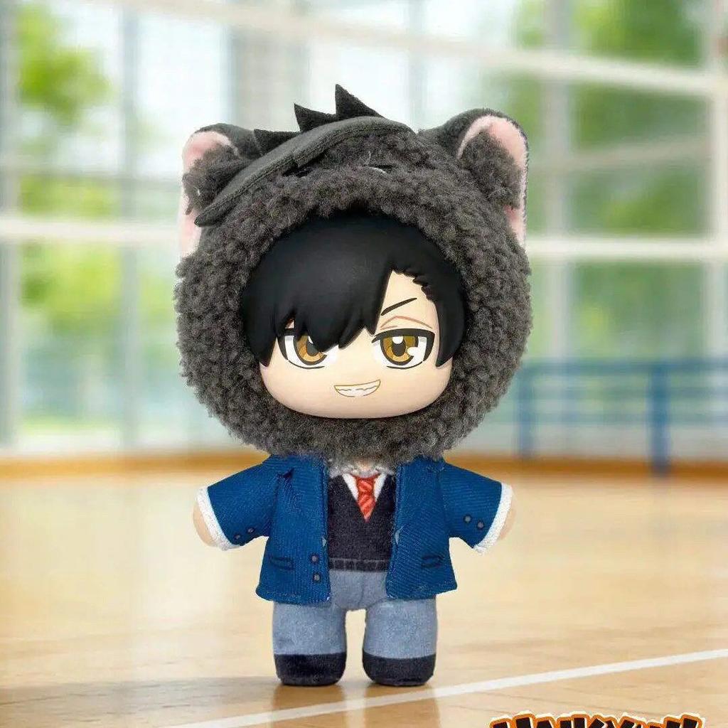 Auf Lager Eaki Haikyuu Maskottchen-Serie Vinyl Schlüsselanhänger Hinata Shoyo Kageyama Tobio Tsukishima Kei Spielzeug