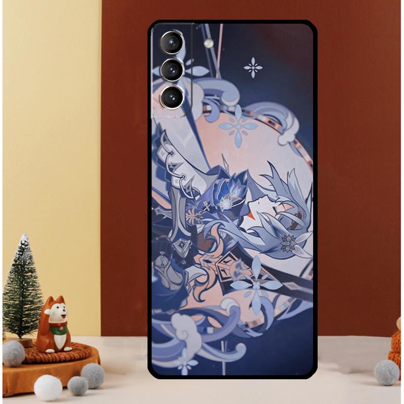 Genshin Impact Eula Case For Samsung Galaxy S25 S26 Ultra S20 S21 S22 S23 S24 Ultra S10 Plus S25 FE Cover Funda