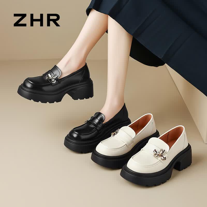 ZHR Women's British Style Platform Loafers AH579P