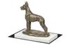 Great Dane I - dog figurine, figure on a white base, trophy for Art-Dog dog show exhibition