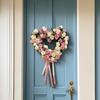 Simulation Flower Ring Door Decoration Door Hanging Lintel Flower Rose Wedding Room Wedding Decoration Love Flower Wreath