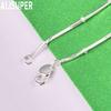 925 Sterling Silver Delicate Snake Bone Bead Bracelet - Charming Gift Jewelry