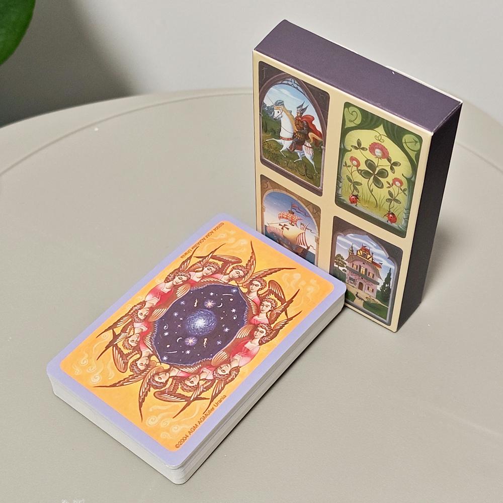 Mystical Lenormand Deck Printed On 350GSM Double-embossed Cardstock 9*6cm 36 Pcs Lenormand Cards