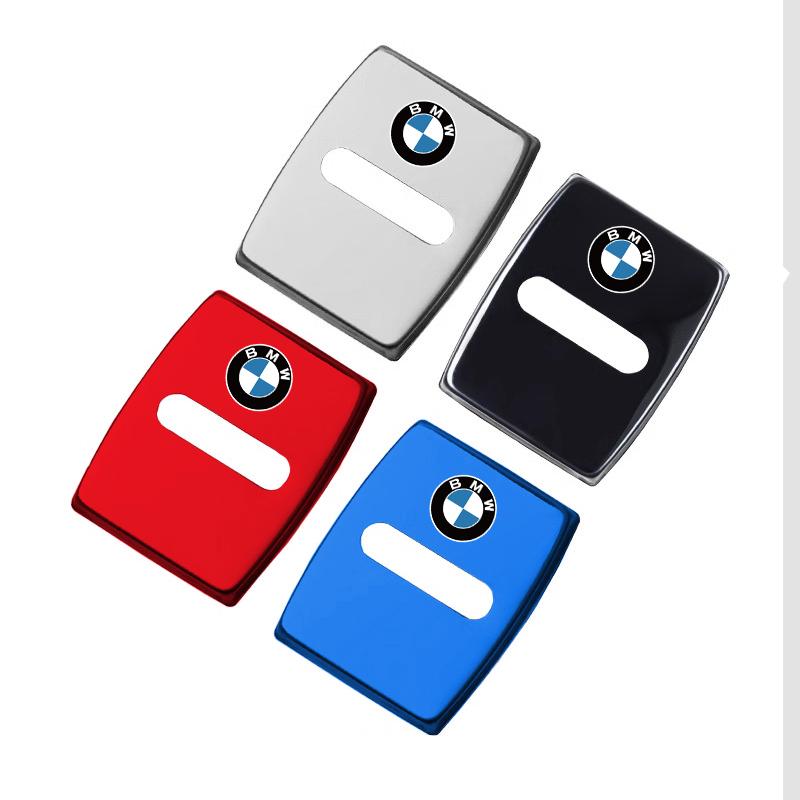 4Pcs BMW Car Door Lock Striker Cover Stainless Steel Protector For BMW G30 G32 G01 G02 G05 G06 G07 G26 G23 G22 F40 F20 G08 G16 PK2
