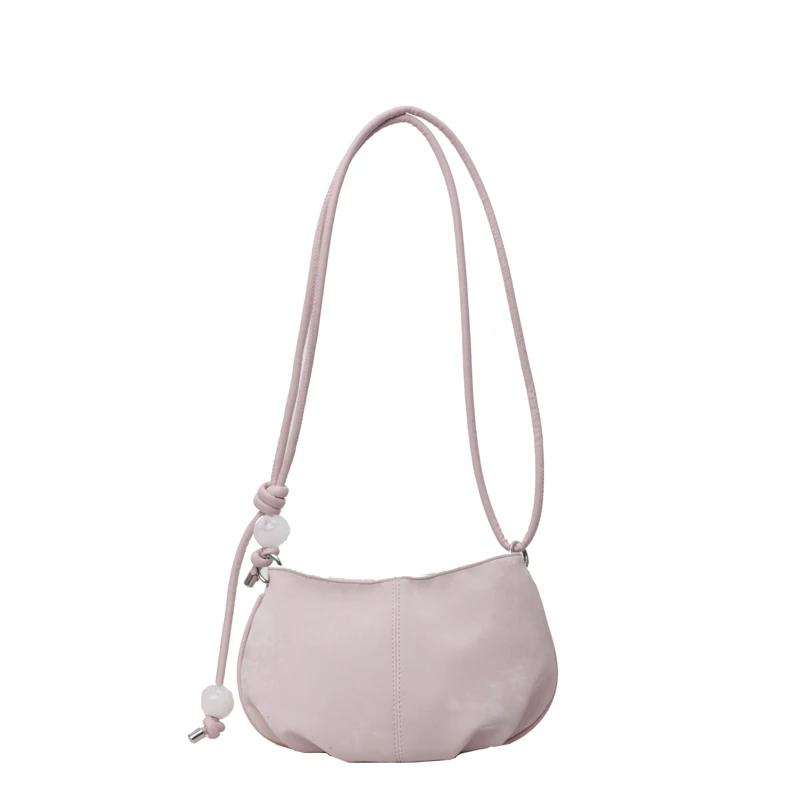 

Однотонные женские сумки на плечо с застежкой-молнией для поездок на работу, модные сумки через плечо для женщин, тренд