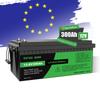 BMS Built-in Long Life RV Lifepo4 12v  300ah  Deep Cycle Lithium Ion Batteries EU Stock Lifepo4 Battery Pack