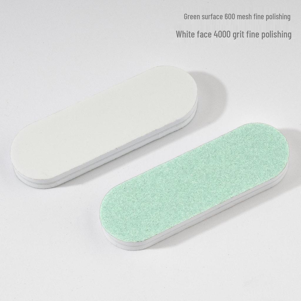 Double-Sided Wenwan Polishing Block - Four-Sided Sponge Sandpaper Beeswax Mirror Finish Tool