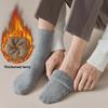 "Men's Thick Wool Socks: Velvet-Lined, Warm, and Lengthened for Autumn and Winter"