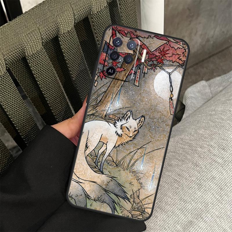 Cartoon Tier Fuchs Hülle Für Oppo A80 A60 A40 A94 A54 A98 A78 A18 A38 A58 A16 A76 A96 A17 A77 A74 A57S A15 Abdeckung