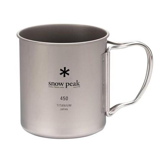Snow Peak Titanium Mug Single Double 220 300 450 MG-152153 FK-335393 Cup Ultra Lightweight Insulation Long-lasting Camping Outdoor