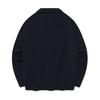 Covernat Solid Color Pullover Collar Drop Shoulder Sweater Unisex sweater CO2303KT16NA