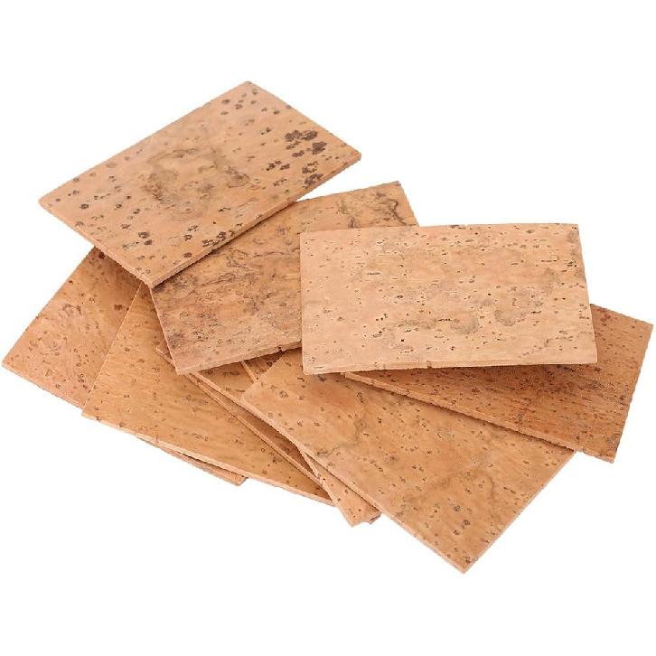 Alto Sax Neck Cork, 10 Pcs Universal Sax Neck Joint Cork Sheet for Alto/Soprano/Tenor Saxophone