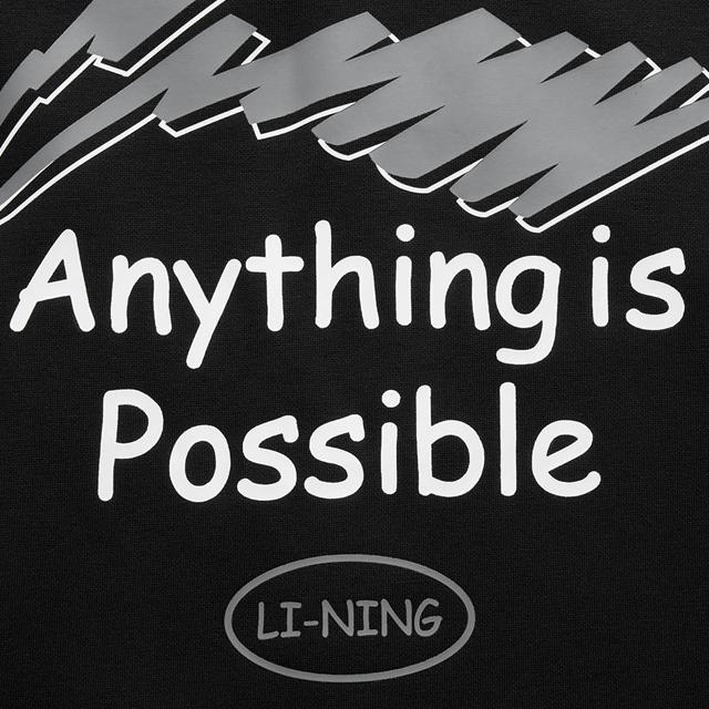 Men's Li-Ning Sweatshirts Unisex Black (Cotton-Fleece Lined-Wrinkle-Resistant-Skin-Friendly-Unisex) Crew Neck