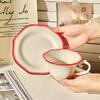 High-end Niche Coffee Cup and Saucer Set, Birthday Gift for Girls, High-end Souvenir for Girlfriends, Practical Gift Box.