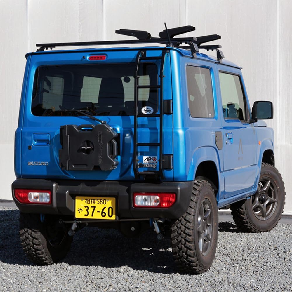 Apio Rotopax Double Mount Bracket Rear Gate Direct [JB64, JB74] Type, Semi-Gloss Black, 3003-32