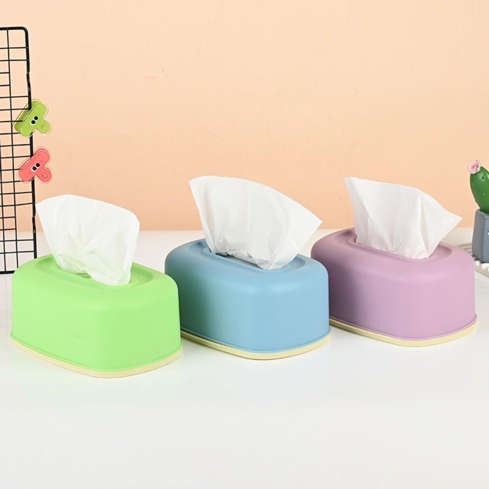 Frosted Paper Towel Box Plastic Tissue Case Simplicity Design Napkin Holder Home Use
