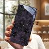 Premium Black Yarn Flower Samsung S24 Extreme Edition Glass Case Galaxy S23plus Phone Case Case