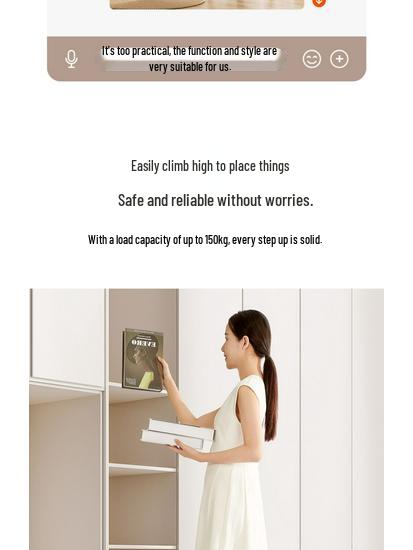 Telescopic Folding A-Frame Ladder: Indoor Multifunctional Step Stool with 3-4 Steps