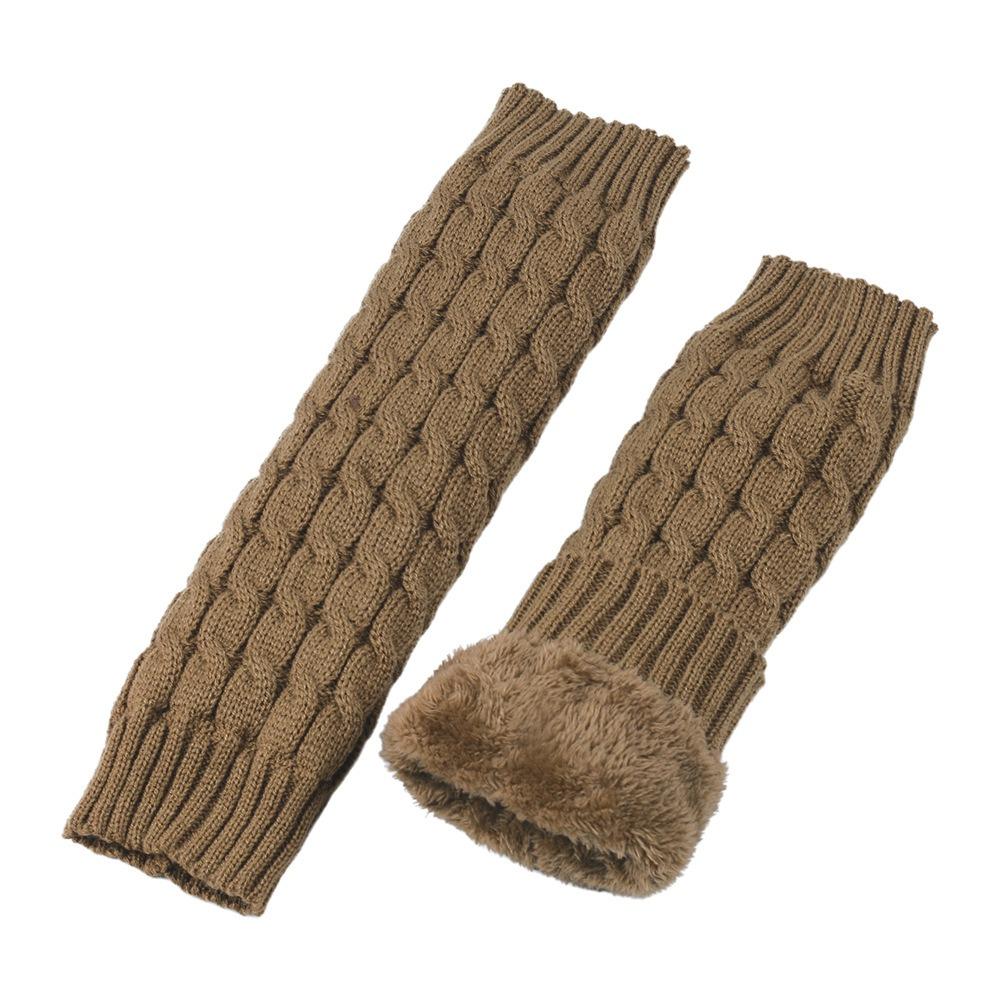 Twist Pattern Winter Boot Socks Knee High Plush Pile Long Socks Women Leg Warmers Autumn Winter