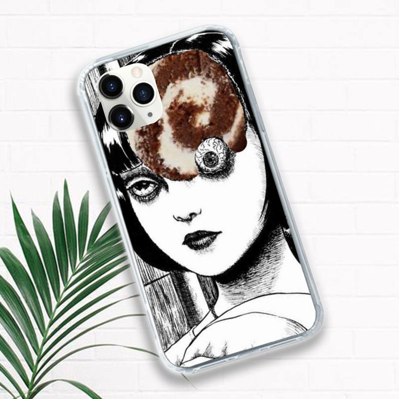 Japanischer Horror-Comic Tomie Telefonkasten Transparent weich Für iPhone 12 11 13 7 8 6 s plus x xs xr pro max mini