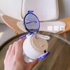 Water bottle Internet celebrity popular children's plastic double drinking cup cute bouncing cover outdoor portable straw direct drinking student