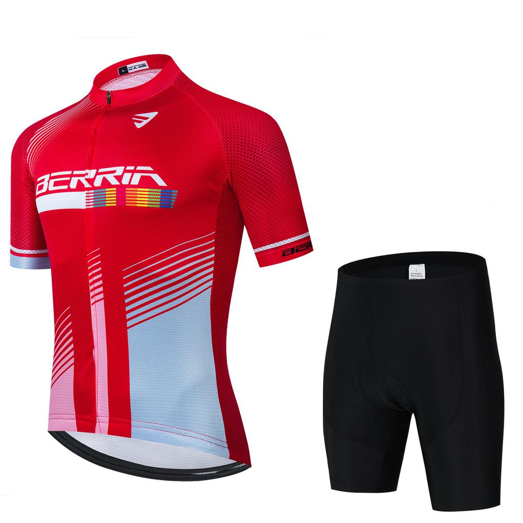 Cycling Suit Men's and Women's Summer Short-sleeved Road Bike Mountain Bike Breathable Bicycle Suit 2026 Summer Breathable Cycling Suit