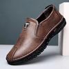 2026 Spring Men's Casual Leather Shoes: Trendy, Versatile, Low Heel Fashion for Any Occasion